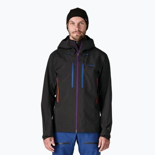 Pánska bunda do dažďa Patagonia Pluma Pro black