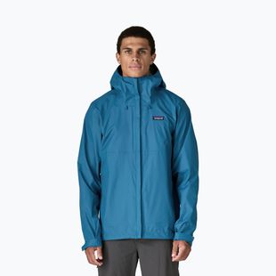 Pánska nepremokavá bunda Patagonia Torrentshell 3L Rain aquatic blue