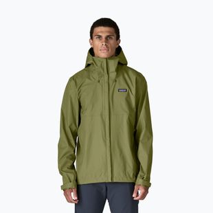 Pánska nepremokavá bunda Patagonia Torrentshell 3L Rain caper green