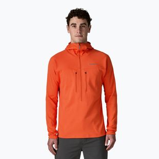 Pánska mikina Patagonia R1 Ultralight Hoody coal orange