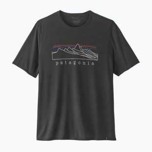 Pánske tričko Patagonia Cap Cool Trail Stratapeaks ink black