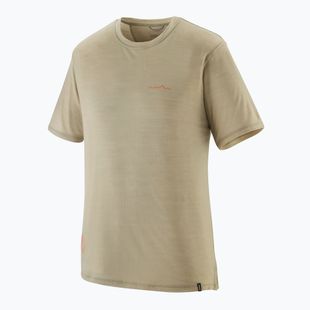 Pánske tričko Patagonia Cap Cool Merino Blend Graphic Shirt multi-pitch/weathered stone