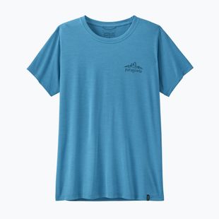 Dámske tričko Patagonia Capilene Cool Daily - Cloud Crag shore blue/light shore blue x-dye