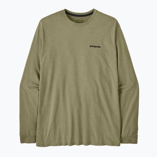 Pánske tričko longsleeve Patagonia P-6 Logo Responsibili p-6 outline/gumtree green