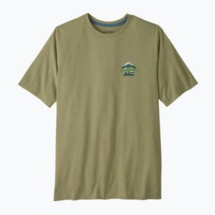 Pánske trekingové tričko Patagonia Great Waves Responsibili Tee gumtree green