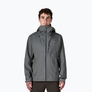 Pánska nepremokavá bunda Patagonia Granite Crest Rain forge grey w/black