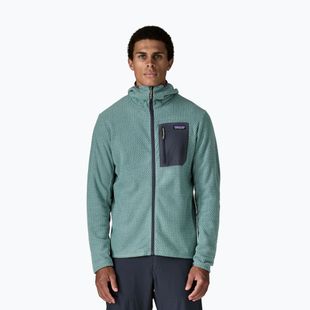 Pánska trekingová mikina Patagonia R1 Air Full Zip Hoody blue sage