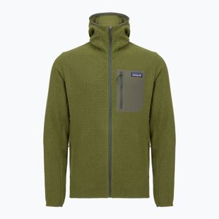 Pánska trekingová mikina Patagonia R1 Air Full Zip Hoody caper green
