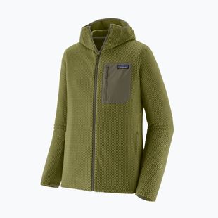 Pánska trekingová mikina Patagonia R1 Air Full Zip Hoody caper green