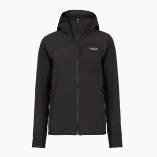 Dámska softshellová bunda  Patagonia R1 CrossStrata Hoody black