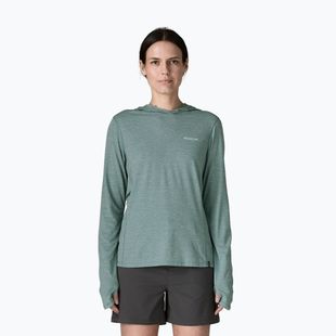 Dámska mikina Patagonia Capilene Cool Sun Hoody nouveau green/blue sage x-dye