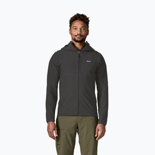 Pánska softshellová bunda Patagonia R1 TechFace Hoody black