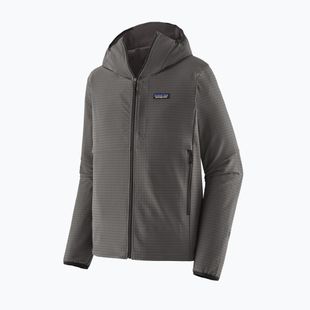 Pánska softshellová bunda Patagonia R1 TechFace Hoody forge grey