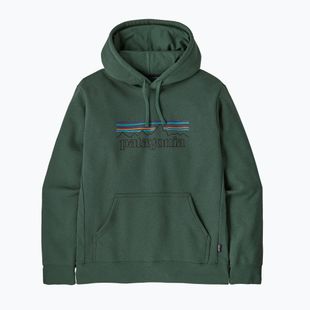Pánska mikina Patagonia P-6 Logo Uprisal Hoody p-6 outline: canopy green