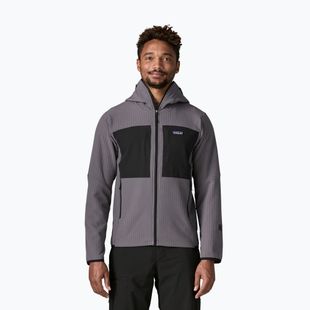 Pánska trekingová mikina Patagonia R2 TechFace Hoody may grey