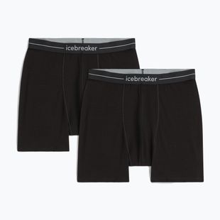 Pánske termo boxerky Icebreaker Merino 150 Anatomica Boxers 2 páry black