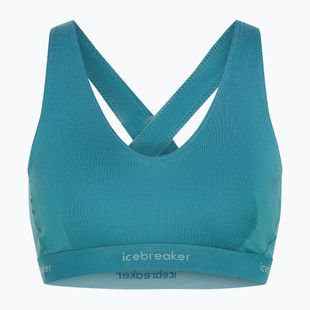 Termo podprsenka icebreaker Merino 125 Cool-Lite Sprite Racerback topaz