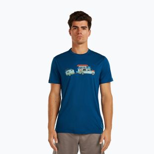 Pánske tričko icebreaker Merino 150 Tech Lite Transportage Tee atlantis