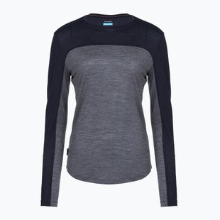 Dámske tričko  longsleeve icebreaker Merino 125 Cool-Lite Sphere Tee CB midnnavy hthr/midnnavy/cb