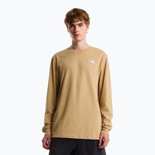 Pánske trekingové tričko longsleeve  The North Face Evolution Simple Dome Regular khaki stone