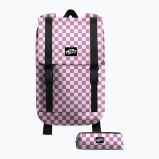 Mestský batoh Vans Utility 18 l checkerboard pink fizz