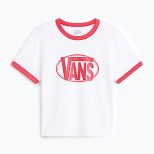 Dámske tričko Vans Center Chest Ringer Tee white