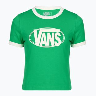 Dámske tričko Vans Center Chest Ringer Tee vivid verdant