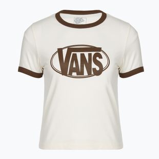 Dámske tričko Vans Center Chest Ringer Tee egret