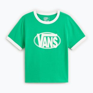 Dámske tričko Vans Center Chest Ringer Tee vivid verdant