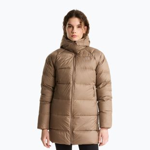 Dámsky páperový kabát The North Face Hydrenalite City Down Hooded garnet