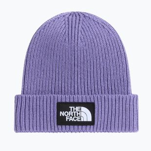 Zimná čiapka The North Face Logo Box Cuffed grounded plum