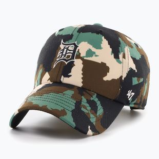 47 Značka Detroit Tigers Digital Star CLEAN UP hnedá baseballová čiapka