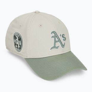 Šiltovka New Era WS Patch 9Forty Oakland Athletics light beige