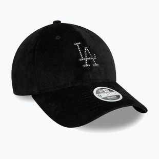 Šiltovka New Era Diamante Velour 9Forty Los Angeles Dodgers čierna