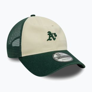 Šiltovka New Era 9Twenty Trucker Oakland Athletics light beige