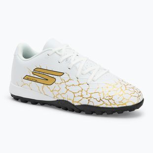 Detské kopačky SKECHERS Skx_1.5 Youth Jr. TF white/gold