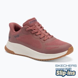 Dámske topánky SKECHERS Bobs Squad 4 Staple Look rose