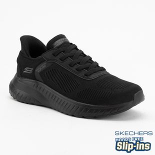 Pánske topánky SKECHERS Bobs Squad Chaos Solid Step black