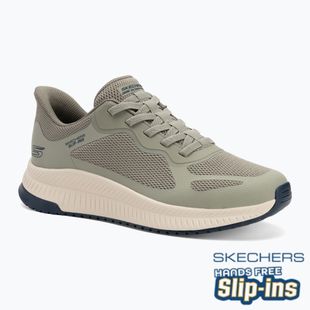 Pánske topánky SKECHERS Bobs Squad 4 olive