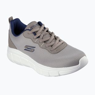 Pánske topánky Skechers Bobs Sport B Flex Icy Edge taupe
