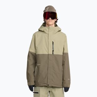 Pánska snowboardová bunda Volcom L Insulated GTX moss green