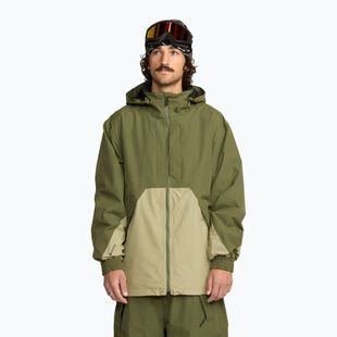 Pánska snowboardová bunda Volcom Longo GTX dark olive