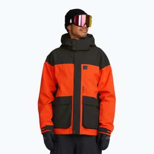 Pánska snowboardová bunda Volcom Kleveland orange shock
