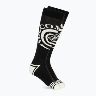 Pánske lyžiarske ponožky Volcom Spiral Over The Calf black