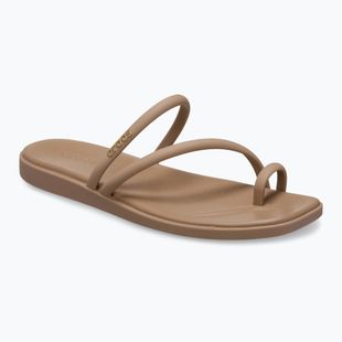 Dámske šľapky Crocs Miami Toe Loop Sandal milk chocolate
