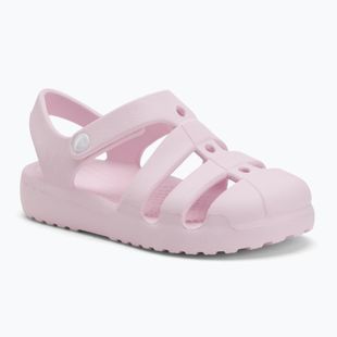 Detské sandále Crocs Classic Fisherman pink milk