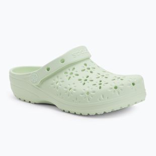 Žabky Crocs Classic Floral Cutout Clog jade tint