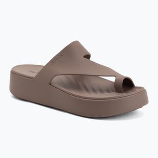 Dámske žabky Crocs Getaway Platform Toe Loop truffle