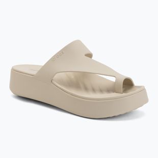 Dámske žabky Crocs Getaway Platform Toe Loop sandstone
