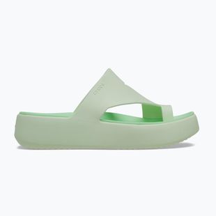 Dámske žabky Crocs Getaway Platform Toe Loop jade tint